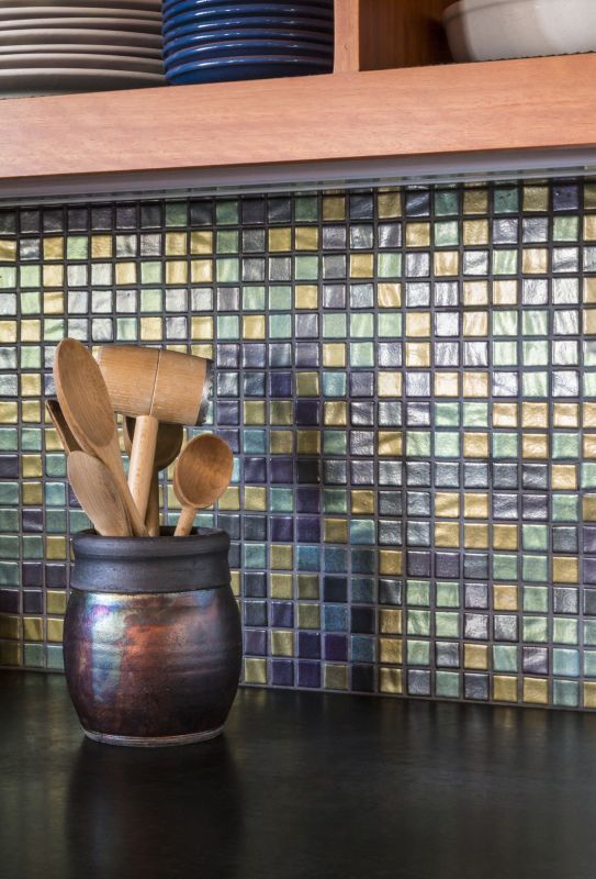 Colorful Mosaic Backsplash